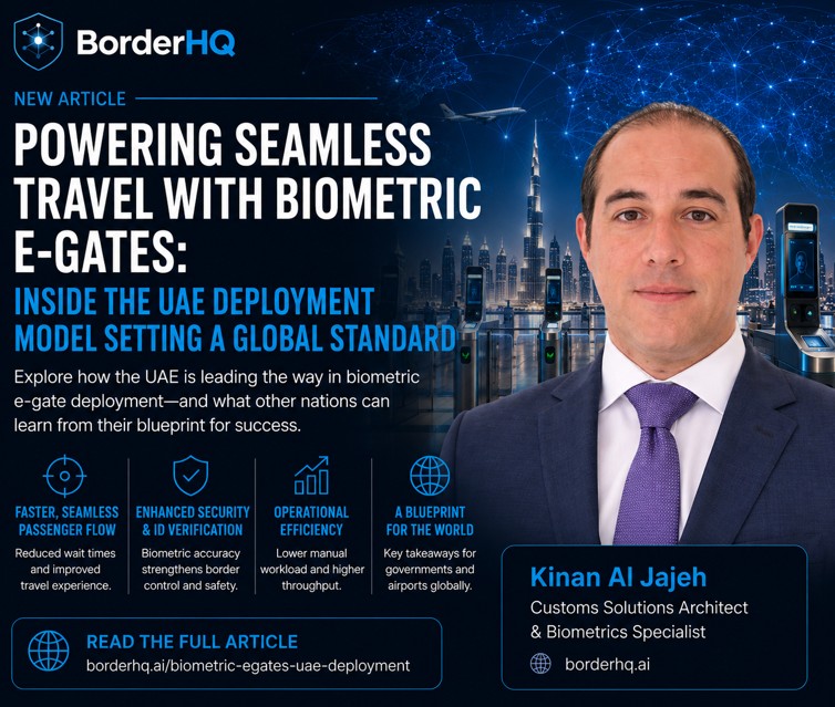 Biometric eGate deployment at scale — UAE border control